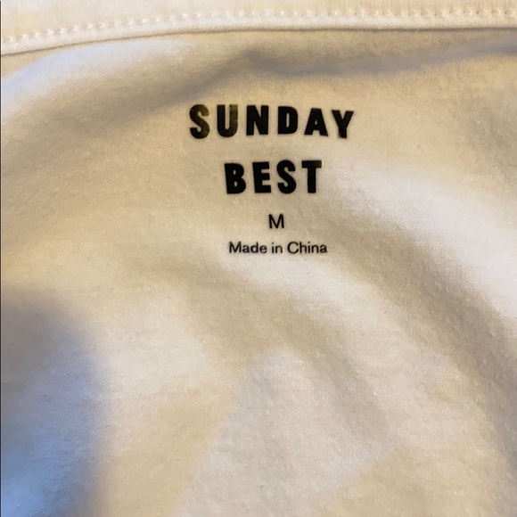 White long sleeve wrap top - Picture 3 of 4